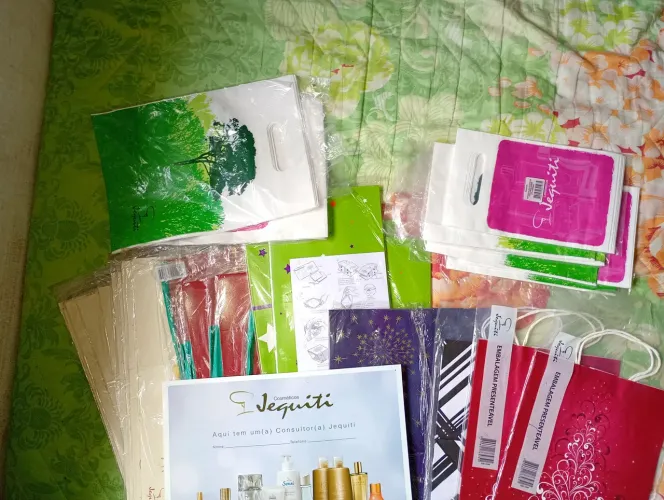 Embalagens para presente Jequiti ult8mas
