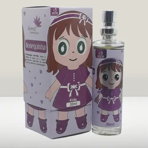 perfume amei cosméticos bonequinha 30ml feminino floral suave uso diário