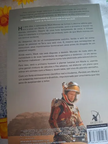 Kit 3 Livros: Perdido em Marte + Evermore + Desejo Sombrio (Livros Usados)