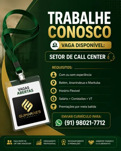 VAGA PARA CALL CENTER