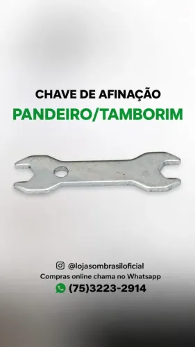 CHAVE PANDEIRO E TAMBORIM.