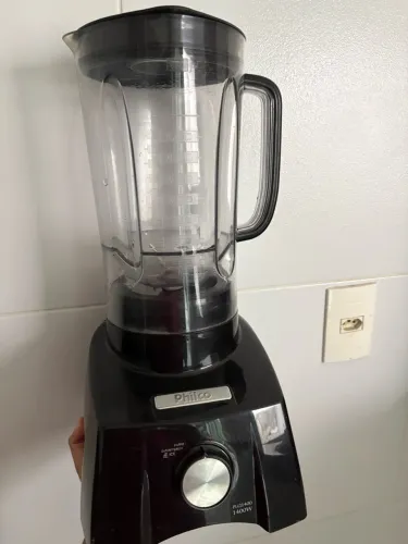 Liquidificador Philco 1400W Turbo Preto - Potente e Prático