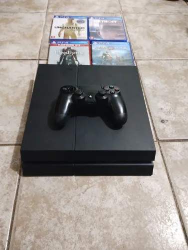 ? PlayStation 4 Completo e Conservado - Pronto para Jogar! ?
