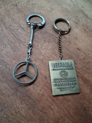 Mercedes Benz lote chaveiros antigo