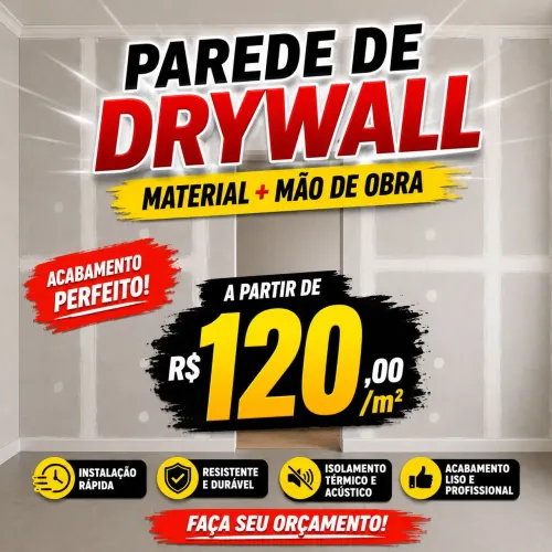 A Partir de R$ 120 o m²