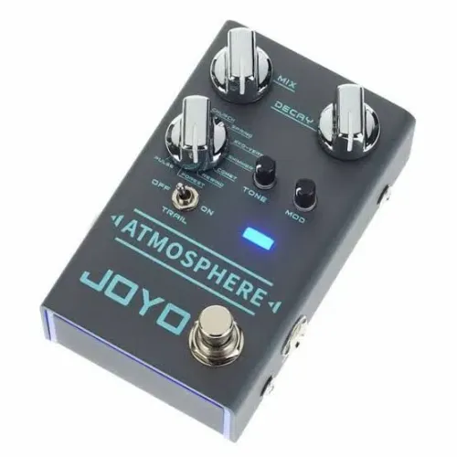 Pedal de Reverb Digital Joyo Atmosphere R-14 9 Efeitos Preto