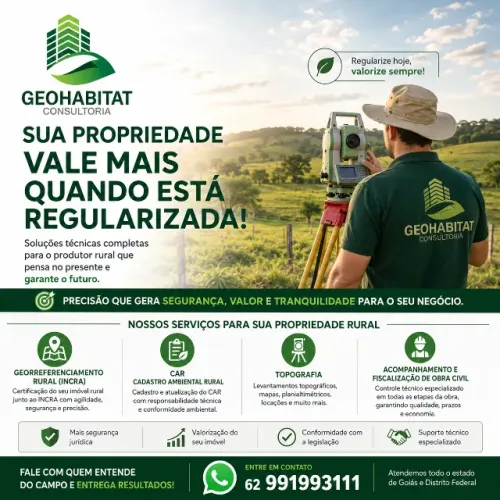 Serviços de Topografia & Agrimensura | Georreferenciamento INCRA