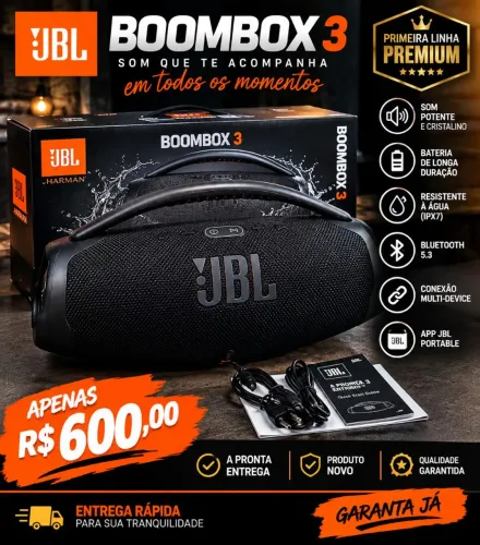 JBL Boombox 3 1 linha Premium 