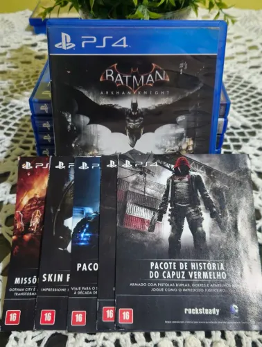 Jogo PS4 - Playstation 4 Batman Arkham knight c/ todas 5 Dlcs R$ 99,90