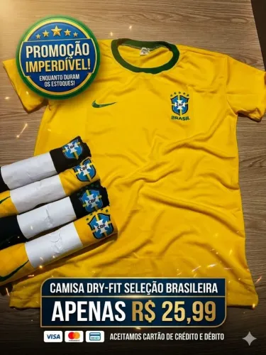 Camisa Brasil Dryfit