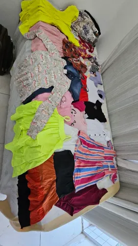 Lote com 30 peças infantis menina e menino retirada só em mangabeira