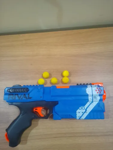Nerf Rival Kronos XVIII-500 Azul Hasbro Original + 5 Munições