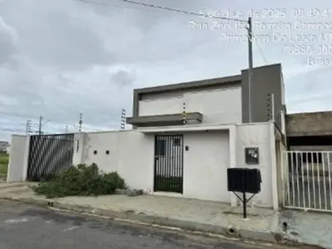 Casa 96m² com Terreno 250m² | Primavera do Leste-MT | Buritis Primavera III - 3 Dorms, 2 B
