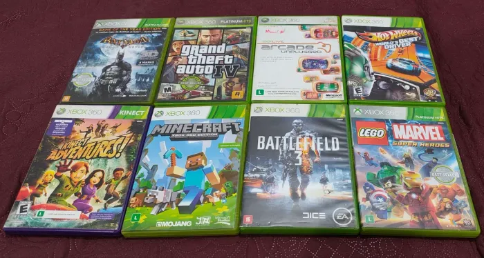 Lote de 8 jogos original de Xbox 360