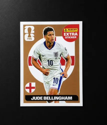 Figurinha Legend Extra Sticker Jude Bellingham Album Copa do Mundo 2026