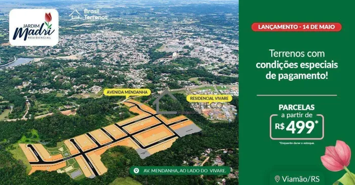 Terreno à venda, 200 m² por R$ 148.000,00 - Centro - Viamão/RS