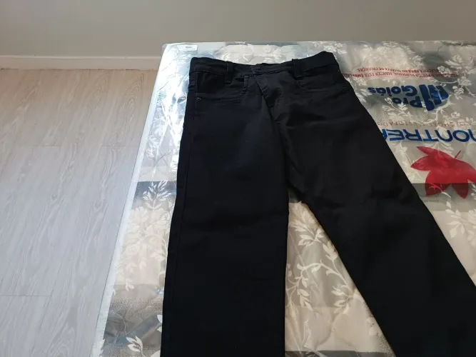 Calça Jeans Masculina Preta M (38)