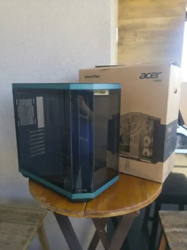 Gabinete Acer Gadget V950 Black Aquário ATX mATX GPU 410mm Water Cooler 360mm