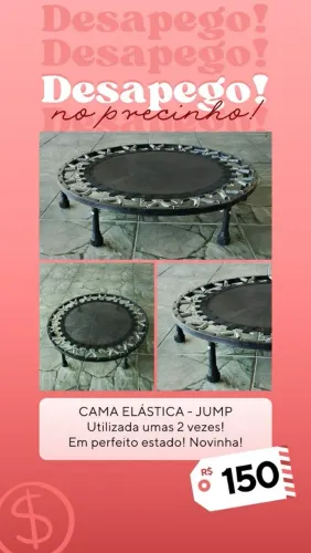 Jump suporta até 180 quilos usado 2x semi novo