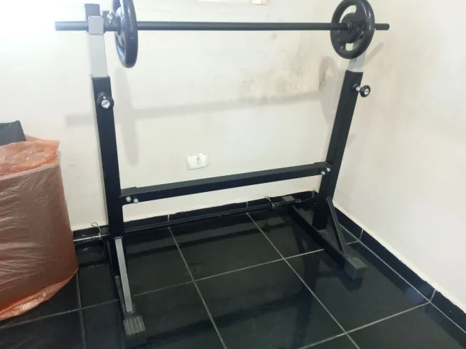 Suporte para barra e barra oca