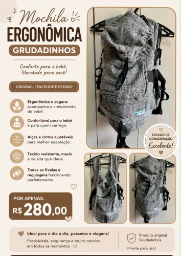 Mochila ergométrica