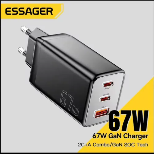 Carregador turbo Essager 67W