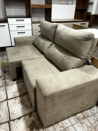 Sofá 2 lugares retrátil e reclinável Novo entregamos com taxa