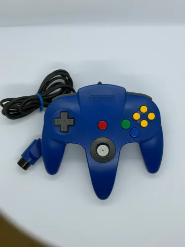 Controle Nintendo 64 Original Blue Azul NUS-005 Funcionando