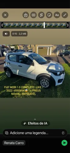 Fiat Mobi Like 1.0 Fire Flex 5P. 2022