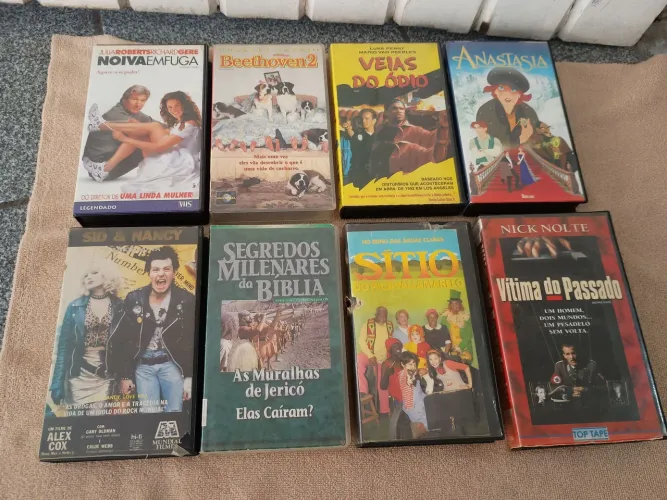 Fitas VHS diversos filmes