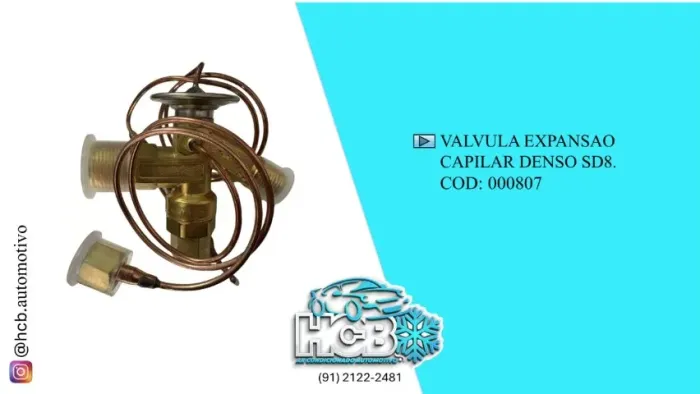 VALVULA EXPANSAO CAPILAR DENSO SD8