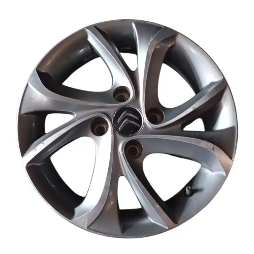 Jogo De Roda Citroen C3 Aro 15 2015 2016 Preto Preto Preto