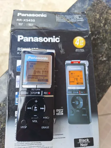 Gravador de áudio digital Panasonic RR-XS450