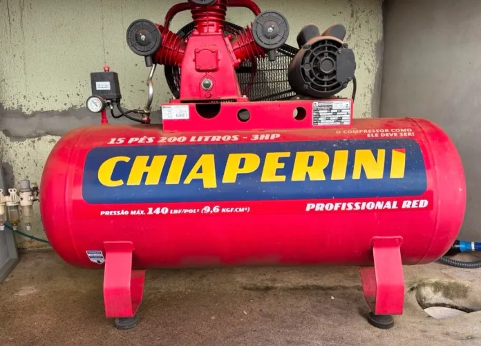COMPRESSOR CHIAPERINI 15 PÉS 200L