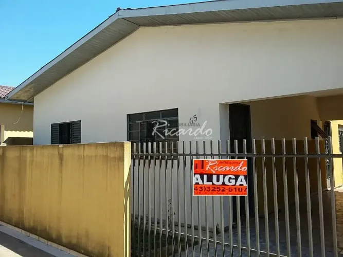 Casa para Locação 2 Quartos, 1 Vaga, 80M², Vila Araponguinha, Arapongas - PR