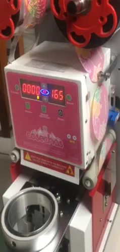 Seladora semi automática de copos