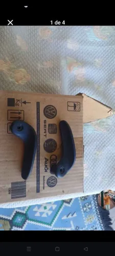 Par de alavancas regulagem altura assento banco golf MK3/Passat b4