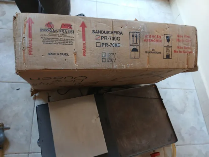 Sanduicheira a gas