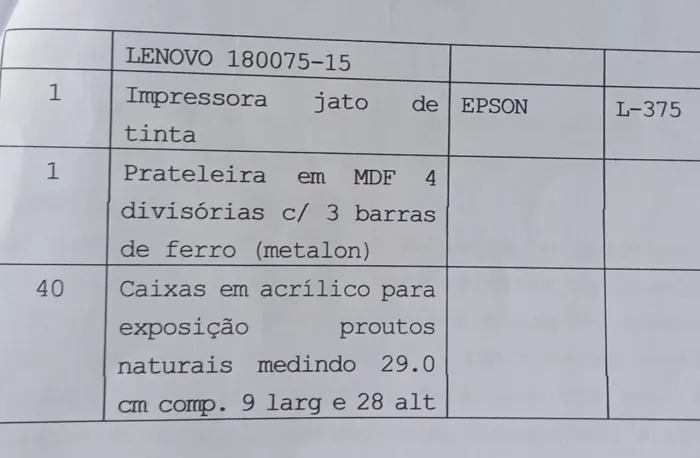 Equipamentos de refrigeração e cozinha indl. para peixeira, açougue ou outra atividade.