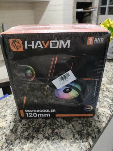 Water Coorler 120mm Hayom RGB 1 Ventoinha - Loja Física