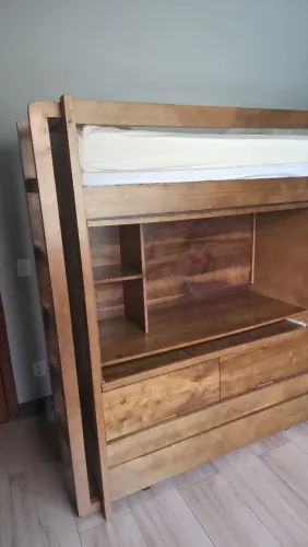 Cama de solteiro office multifuncional 