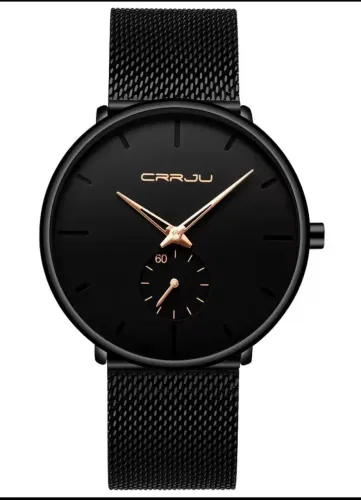 Relógio All Black Rose Gold