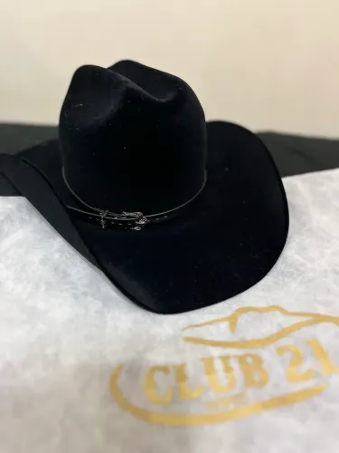 Chapéu Country Cowboy Club 21 Preto - Novo