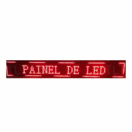 Letreiro LED Vermelho Grande 180CM 