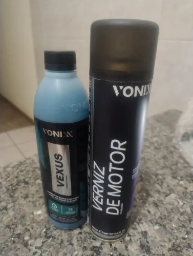 Vexus vonixx restaourador e proteção e Verniz de motor vonixx
