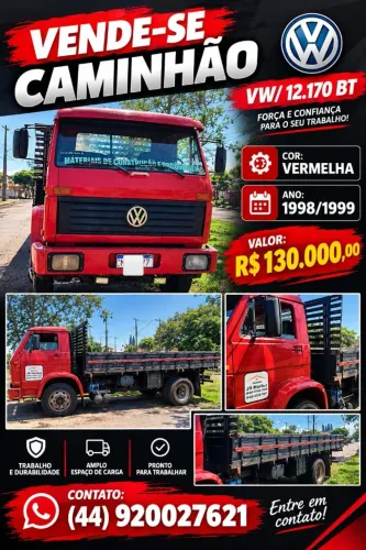 Caminhão VW 12.170 BT