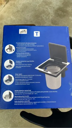 Lixeira com sensor Tramontina 