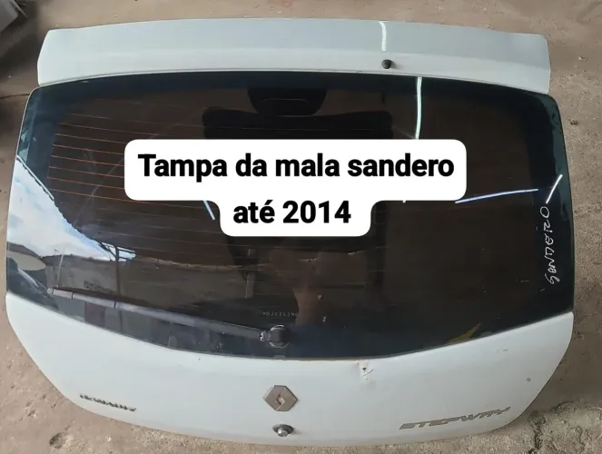Tampa da mala sandero até 2014