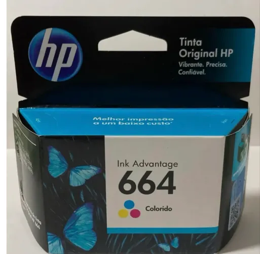 Cartucho Novo Hp 664 Colorido