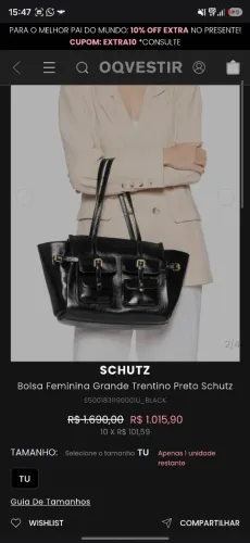 PROMOÇÃO BOLSA SCHULTZ NOVA